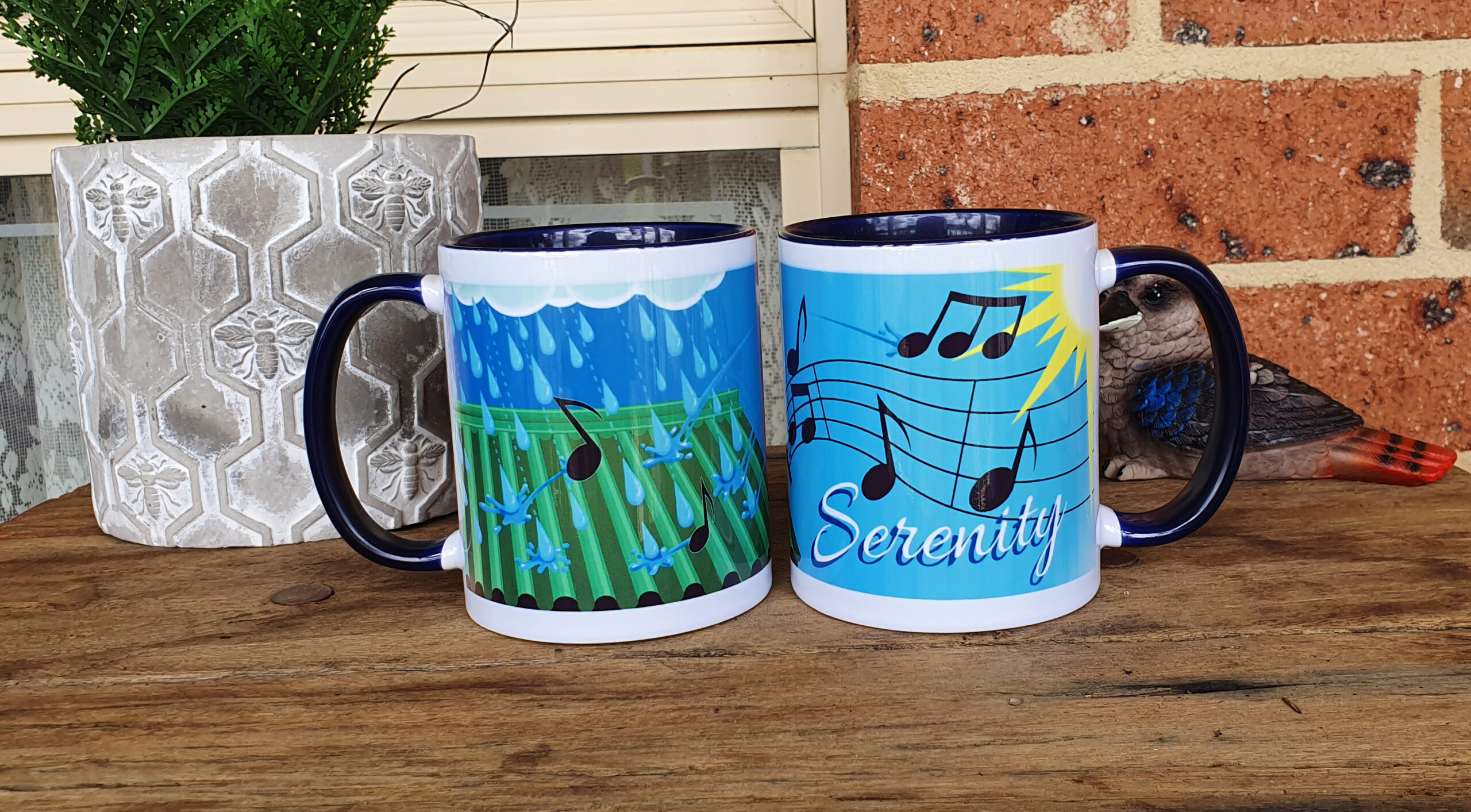 Serenity Mug (Rain on a tin roof) - Image 2