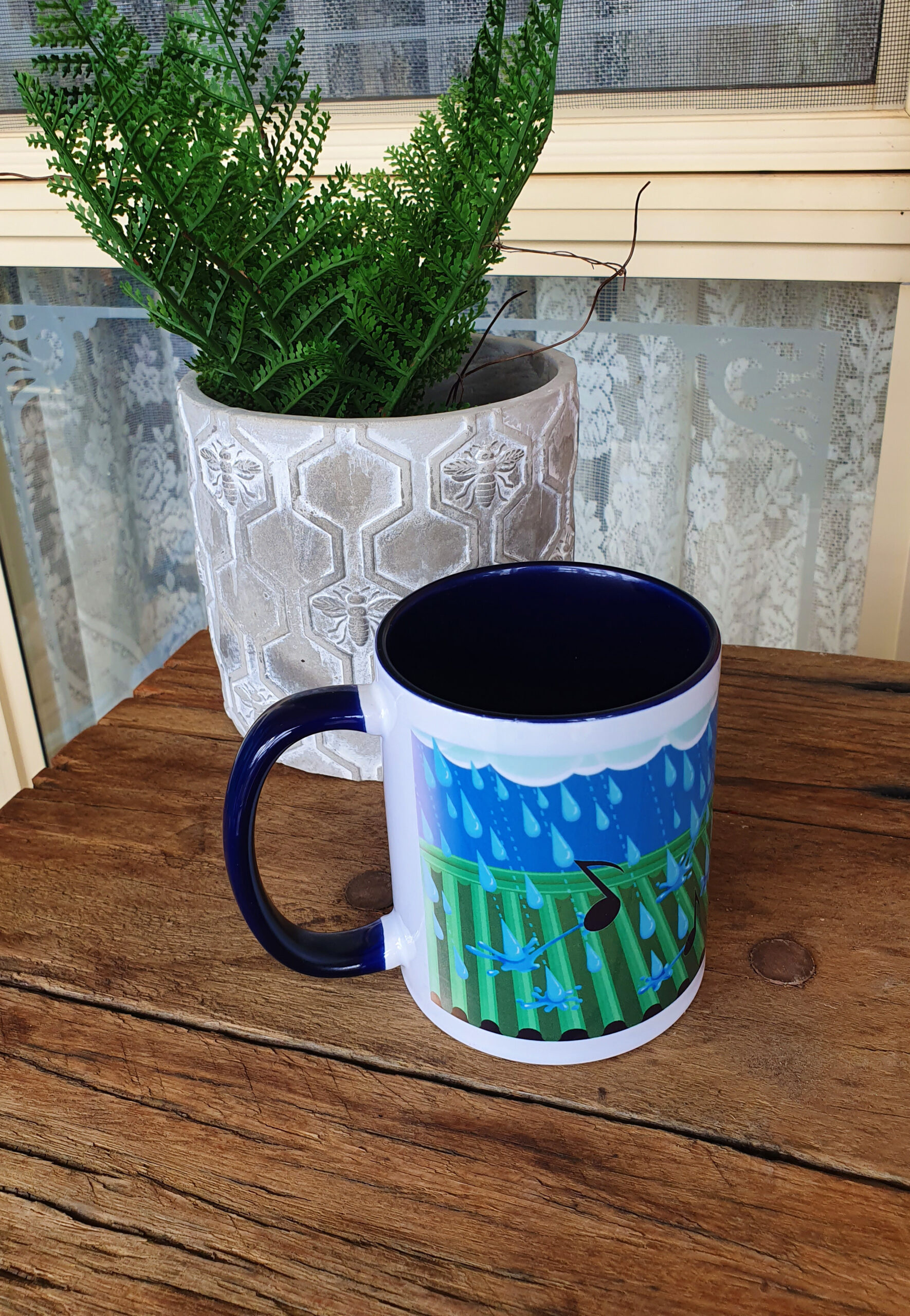 Serenity Mug (Rain on a tin roof) - Image 4