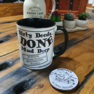 20 Creek Crossing Mug and Badge Combo