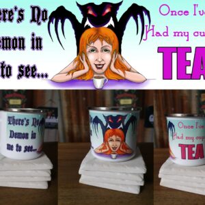 Demon Tea Enamel Mug